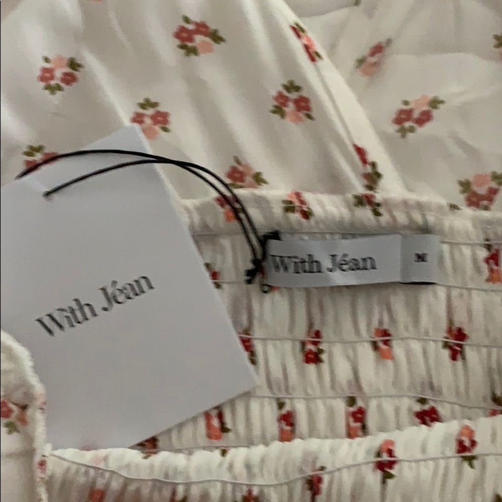 Designer With Jéan white floral dress. - Picture 5 of 6